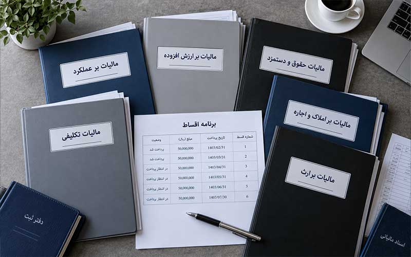 انواع مالیات قابل تقسیط