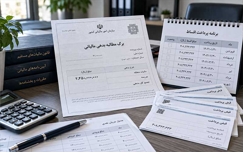مطالبه بدهی مالیاتی